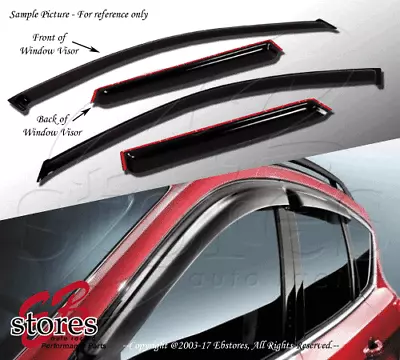 For 2010-2013 Mazda Mazda3 Sedan Smoke Window Visor Rain Guard 4pcs Set • $36.97