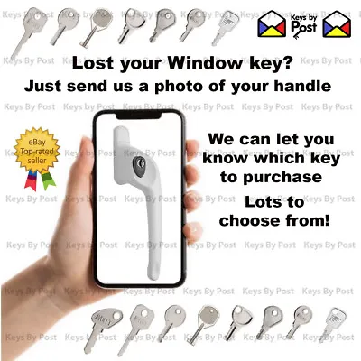 UPVC Window Handle Locking Keys Spare Replacement Key WMS Yale ERA Mila Vitawin • £2.10