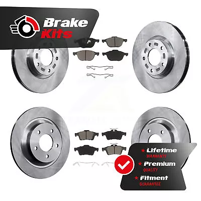 Front Rear Disc Brake Rotor And Ceramic Pad Kit For 2006-2015 Mazda 5 From 02/06 • $174.33