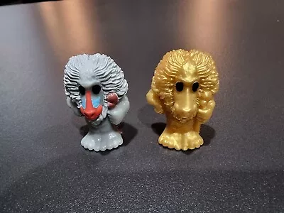 Woolworths Ooshies The Liion King Rare Rafiki Set Of 2 Original And Gold Colour • $22