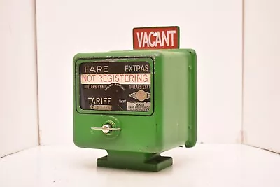 ACTO Mfg OHMER Co TAXI CAB METER Fare Box Cast Iron Antique NICE! • $397.48