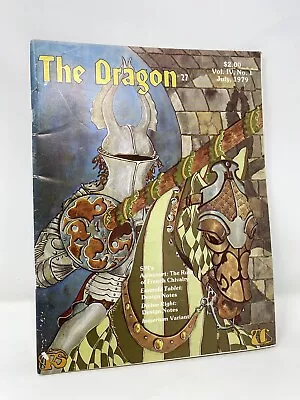 D&D THE DRAGON Magazine #27 Vol. IV (4) No. 1 July 1979 TSR AD&D • $25