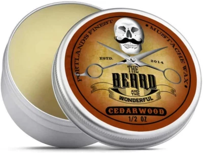 £6.10 • Buy Moustache Wax And Beard Wax - Promotes Facial Hair & Beard Growth With Moisture