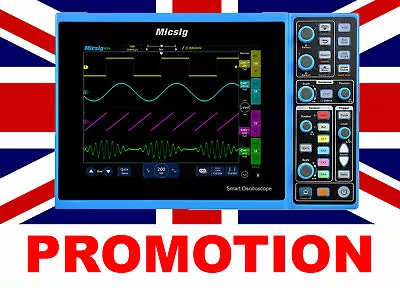 £547 • Buy Micsig STO1104C PLUS 100MHz 4 Channels Battery Handheld Oscilloscope
