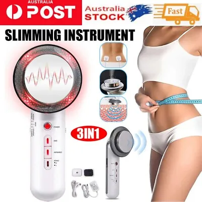 $22.75 • Buy 3In1 Fat Cavitation Machine Ultrasonic EMS Facial Massager Slimming Weight Loss
