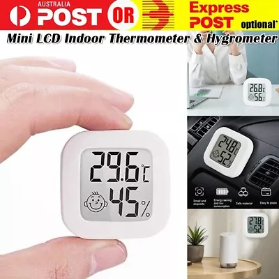 1/2PCS Digital Thermometer Room Humidity Meter Hygrometer LCD Temperature Indoor • $7.98