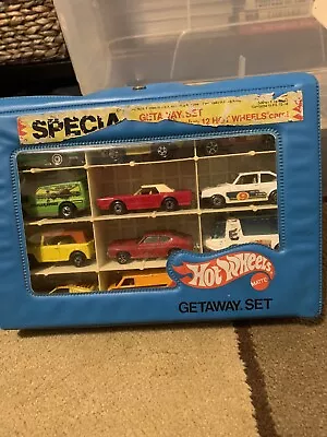 Hotwheels Getaway Set Case Filled With 1970s Matchbox Cars Cars Shown Sent W Cas • $58