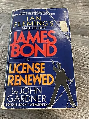 1983 Ian Flemings  Master Spy James Bond License Renewed Vintage Book • £5