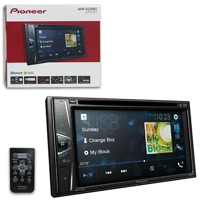 Pioneer AVH-G225BT 6.2  2-DIN Touchscreen Car USB DVD CD Receiver With Bluetooth • $169.99
