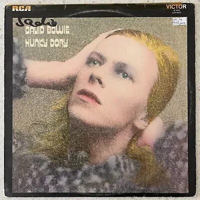 David Bowie Hunky Dory - Glam Rock & Roll Vinyl LP Record 1972 (SF 8244) • £11.75