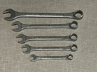 5 Pc ETC Industrial SAE Chrome Molybdenum Combination Wrenches - 3/8  - 3/4  • $1