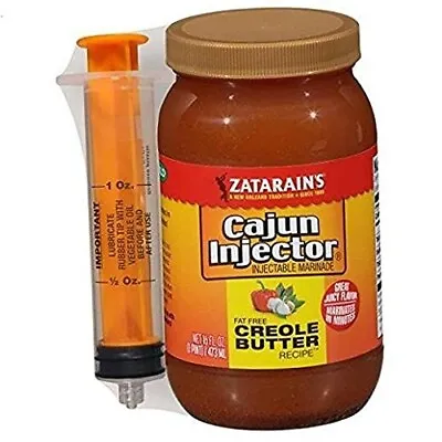 Zatarain's Cajun Injector Creole Butter Marinade 16oz(lot Of 2) • £17.64