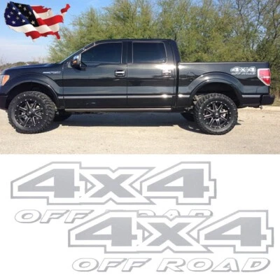 4x4 Off Road Truck Bed Decal Set Fts: Ford F150 Raptor Stckers 16x5