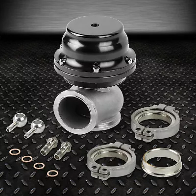 $38.89 • Buy 44mm Turbo Exhaust Manifold Black External V-band Wastegate+dump Pipe Valve/ring
