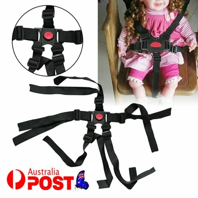 $11.46 • Buy 5 Point Car Belt Buggy Stroller Harness Safe Strap Children Pram Baby High Chair