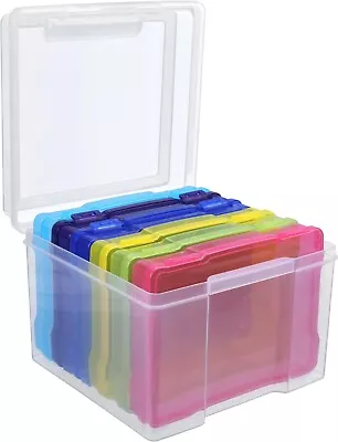 A5 Plastic Craft Storage Boxes With Lids • £23.99