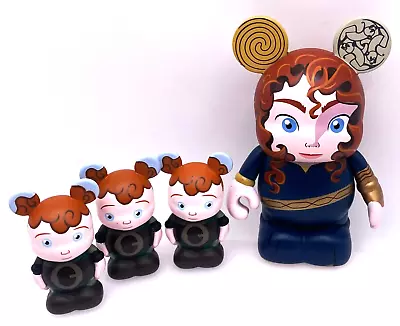 DISNEY Vinylmation PIXAR Series BRAVE - MERIDA & 3 BROTHERS - Artist: Ron Cohee • $14.95