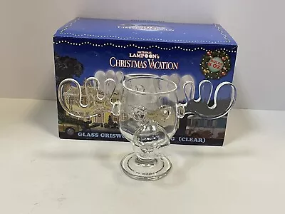 Official Licensed National Lampoon's Christmas Vacation Glass Moose Mug 8 OZ Cup • $21.99