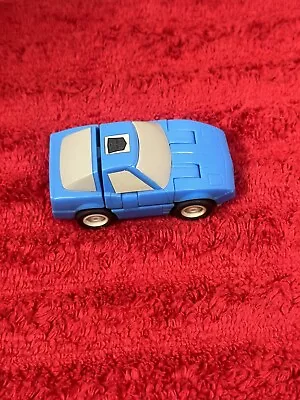 X-744 80'S HASBRO G1 TRANSFORMERS THROTTLEBOT FREEWAY Pullback 1986 Blue Autobot • $7.99