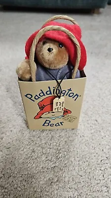 Vtg Marshall Fields 1986 Eden Toys Mini 5  Paddington Bear In Shopping Bag • $14.99