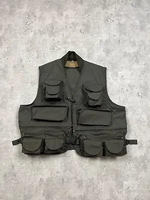 Vintage Multipocket Olive Vest Size XL • $35