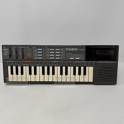 Casio Vintage Casiotone PT-87 Mini Keyboard W/ Rom Pack RO-551 - Tested • $33.99