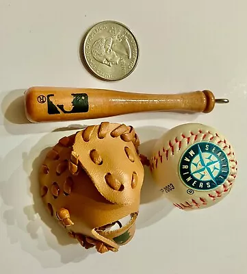 2003 Seattle Mariners MLB Mini Glove Ball Bat- Safeco Field  Stadium Souvenir • $17