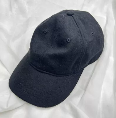 Women’s H&M Black Baseball Cap Adjustable Tab Metal Fastener (42к) • £8