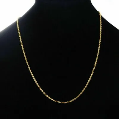 Thin Gold Tone Chain Hypoallergenic Necklace • £3.10