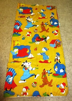 Vintage Disney Sleeping Bag - Donald - Scrooge  Goofy Hard To Find • $95