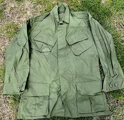 NWOT Vietnam Tropical Jungle US Combat Jacket OG Army Green Slant Pocket NWOT • $199.99