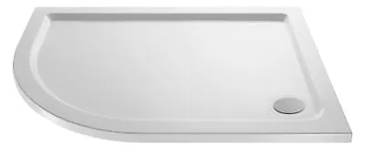Resin Shower Tray - Left Hand Offset Quadrant - 1200mm X 800mm - White • £107