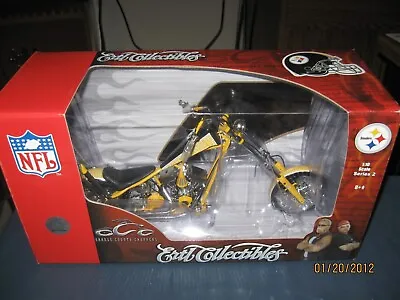 NFL Football Pittsburgh Steelers 2005 1/10 OCC Bike  ERTL Collectibles New • $74.99