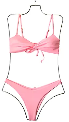 L*Space Ringo Bikini Top Sz M & Bitsy Bikini Bottom Sz XS Pink • $49