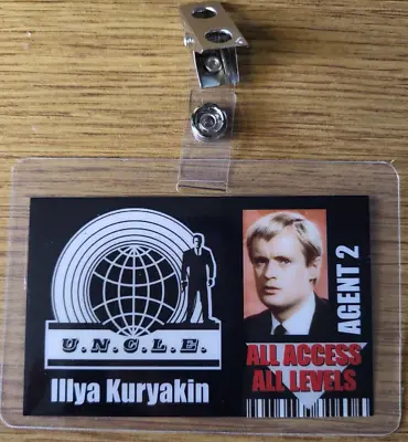 Man From Uncle ID Badge -Agent 2 Illya Kuryakin All Access Prop Cosplay Costume • $7.99