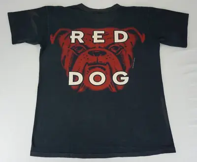Vintage 1995 Red Dog Beer Bull Dog Shirt Tagged Large Faded • $38.25