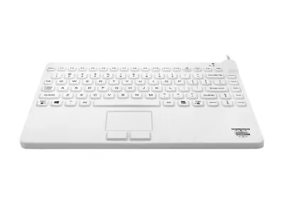 Man & Machine Slim Cool PLUS Hygienic White Medical Keyboard IP68 Waterproof MMI • $69