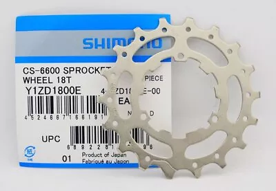 Shimano Ultegra CS-6600 CS-6700 18T Sprocket Wheel Cog For 12-23T Cassette • $15.83