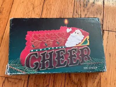 Vintage Tidings Of Christmas Bayberry Scented Wax Candle - #535 Cheer- New  • $5.59