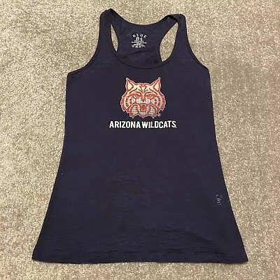 Blue 84 Arizona Wildcats Womens Burnout Tank Top Shirt Blue Medium U Of A NCAA • $12.88