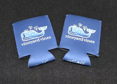 Vineyard Vines Drink Coozie Koozie Set Of Two Whale Blue Blazer Brand New! • $9.99