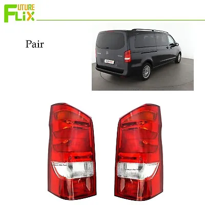 Pair Mercedes Vito W447 2015+ Rear Tailgate Tail Light Lamp O/S Right & Left N/S • £76.69