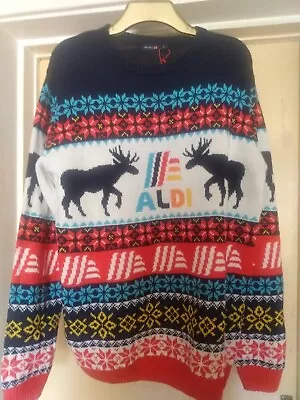 £15 • Buy Aldi Mania Christmas Jumper Rare 2021 Version - Large