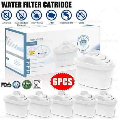 6 Pack For BRITA Maxtra+Plus Water Filter Jug Replacement Cartridges Refills AU • $21.99