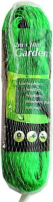 £5.99 • Buy Green Garden Netting 2m X 10m Pea Bean Fruit Tree Strawberry Bird Netting X 1