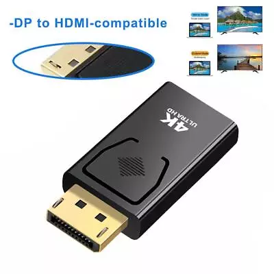 Display Port DP Male To HDMI Female AdapterConverter For 4K HD 1080P HDTV PC~ Uk • £3.24