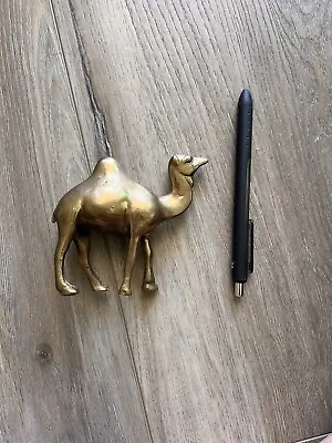 $30 • Buy Vintage Etched  Brass Camel Figurine