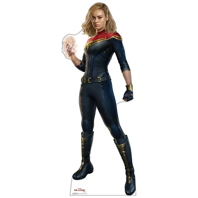 CAPTAIN MARVEL  The Marvels  Lifesize CARDBOARD CUTOUT Standup Standee Larson • $49.95