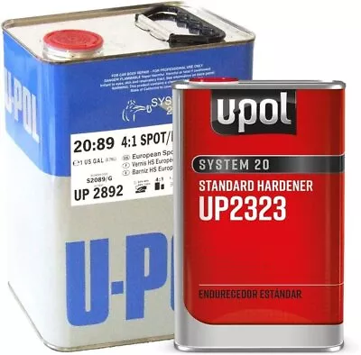 U-POL 2892  Clear Urethane CLEARCOAT 4:1 1 Gal KIT Includes UP2323 Std Hardener • $109.99