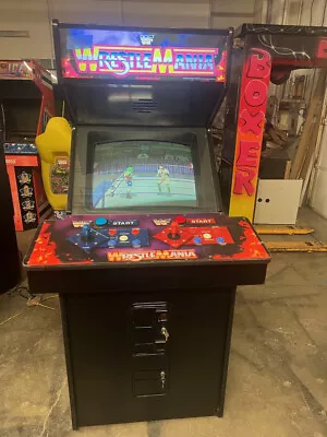 WRESTLEMANIA ARCADE MACHINE By MIDWAY 1995 (Excellent Condition) • $4249